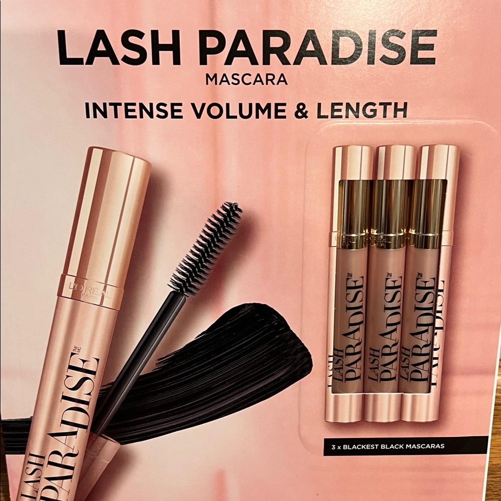 L'Oreal Lash Paradise Mascara in Pink and Black